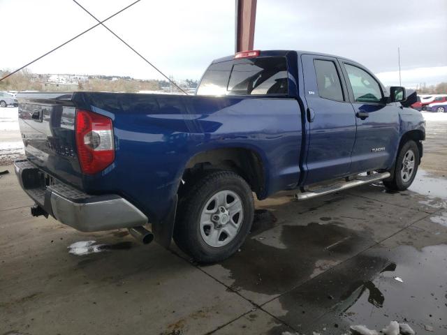 5TFUM5F19FX059583 - 2015 TOYOTA TUNDRA DOUBLE CAB SR/SR5 BLUE photo 3