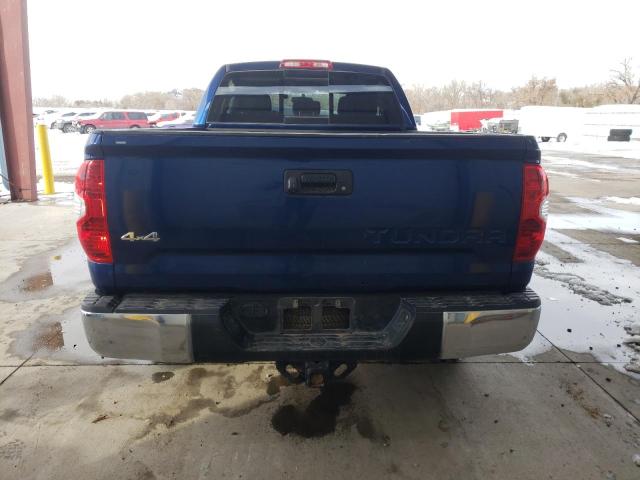 5TFUM5F19FX059583 - 2015 TOYOTA TUNDRA DOUBLE CAB SR/SR5 BLUE photo 6