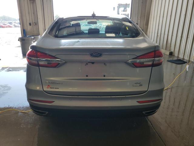 3FA6P0T94LR214676 - 2020 FORD FUSION SE SILVER photo 6