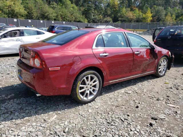 1G1ZE5E75BF298727 - 2011 CHEVROLET MALIBU LTZ წითელი ფოტო 3