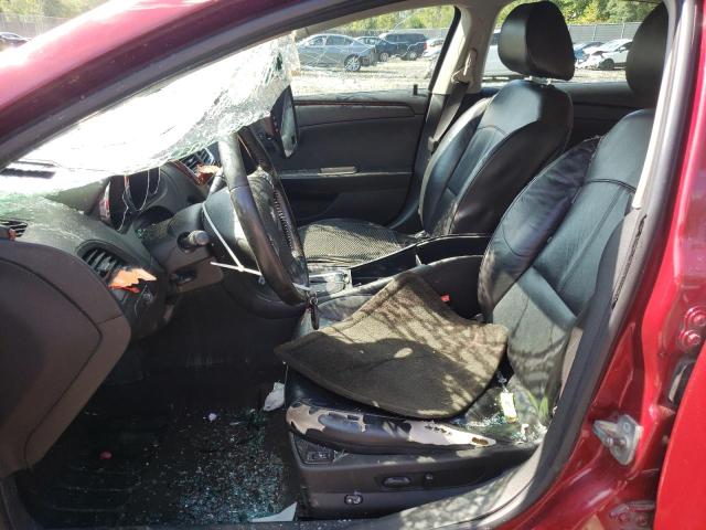 1G1ZE5E75BF298727 - 2011 CHEVROLET MALIBU LTZ წითელი ფოტო 7