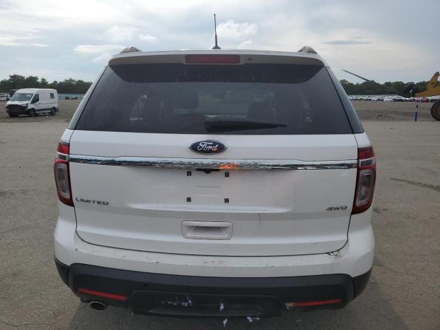 1FM5K8F83DGB78490 - 2013 FORD EXPLORER LIMITED WHITE photo 6