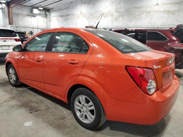 1G1JB5SH0C4114987 - 2012 CHEVROLET SONIC LS ORANGE photo 2