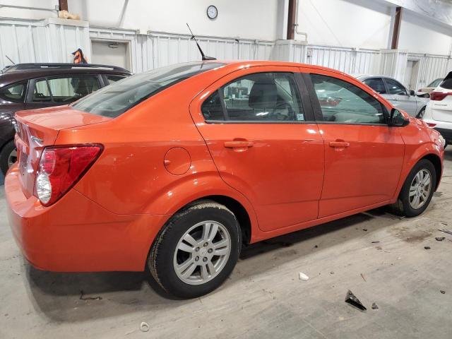 1G1JB5SH0C4114987 - 2012 CHEVROLET SONIC LS ORANGE photo 3