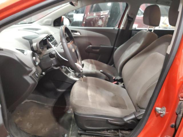 1G1JB5SH0C4114987 - 2012 CHEVROLET SONIC LS 橙色 照片 7