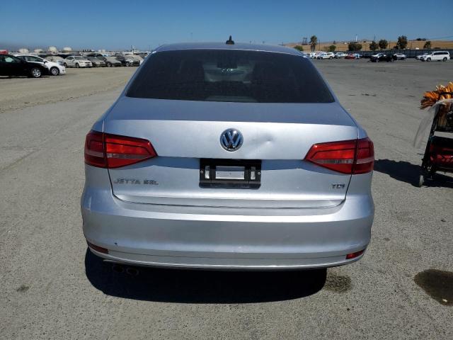 3VWLA7AJXFM218797 - 2015 VOLKSWAGEN JETTA TDI SILVER photo 6