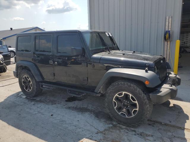 1C4BJWDG4EL113438 - 2014 JEEP WRANGLER U SPORT Schwarz Foto 4