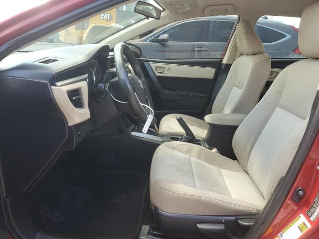 2T1BURHEXGC618217 - 2016 TOYOTA COROLLA L Qırmızı foto 7