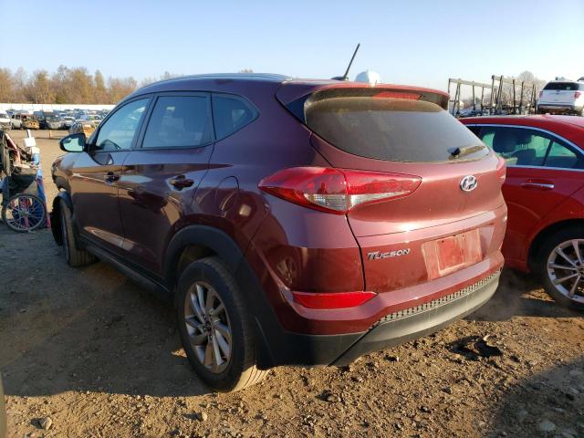 KM8J3CA4XGU203555 - 2016 HYUNDAI TUCSON LIMITED RED photo 2