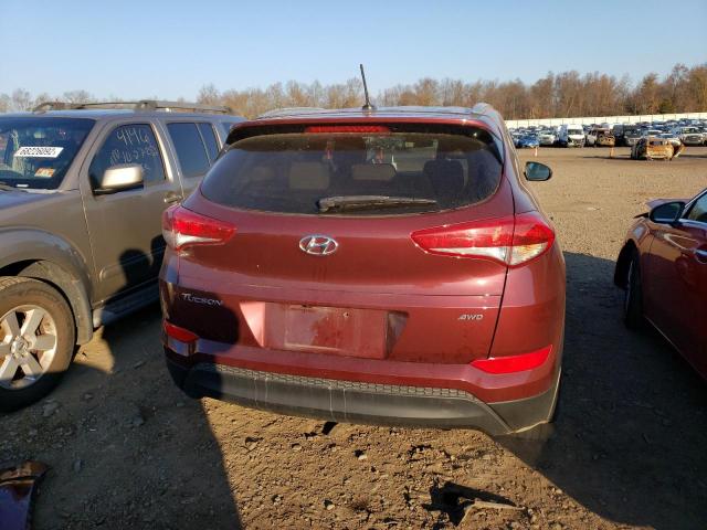 KM8J3CA4XGU203555 - 2016 HYUNDAI TUCSON LIMITED RED photo 6