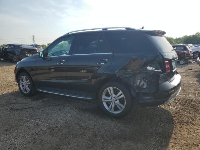 4JGDA5HB7DA223696 - 2013 MERCEDES-BENZ ML 350 4MATIC BLACK photo 2