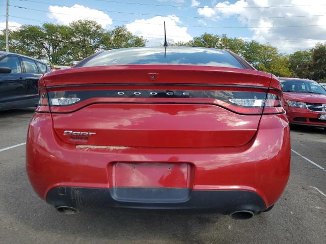 1C3CDFBBXFD379064 - 2015 DODGE DART SXT RED photo 6