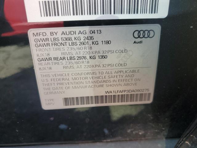 WA1LFAFP3DA090275 - 2013 AUDI Q5 PREMIUM PLUS 黑色 照片 13