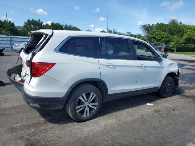 5FNYF6H34JB004266 - 2018 HONDA PILOT EX WHITE photo 3