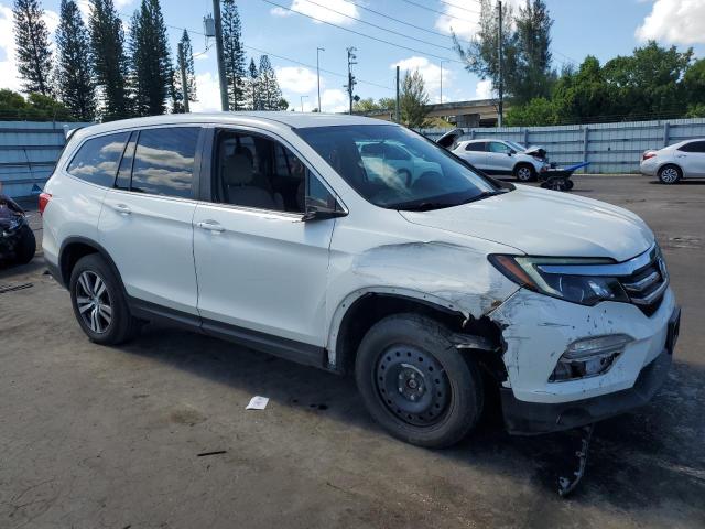 5FNYF6H34JB004266 - 2018 HONDA PILOT EX WHITE photo 4