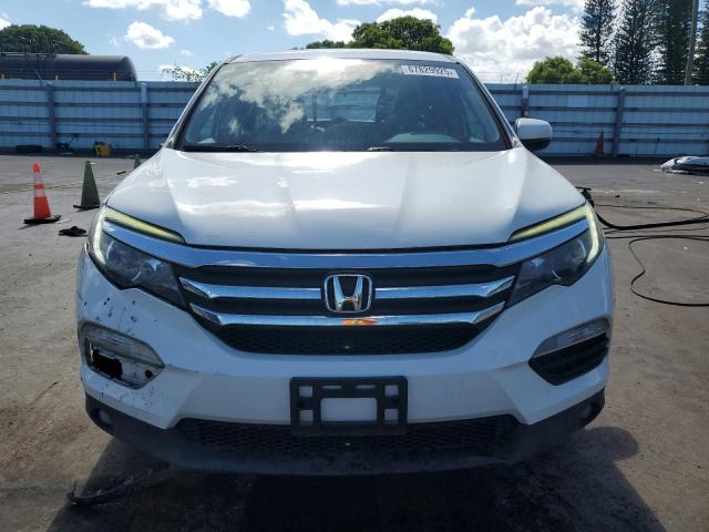 5FNYF6H34JB004266 - 2018 HONDA PILOT EX WHITE photo 5
