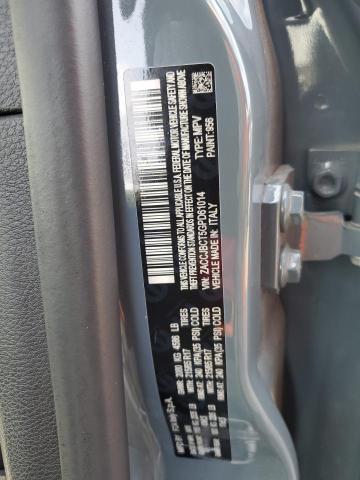 ZACCJBCT5GPD61014 - 2016 JEEP RENEGADE TRAILHAWK GRAY photo 12