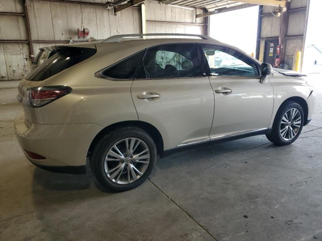 2T2BK1BA4DC210140 - 2013 LEXUS RX 350 BASE GOLD photo 3