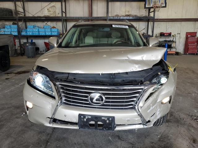 2T2BK1BA4DC210140 - 2013 LEXUS RX 350 BASE GOLD photo 5