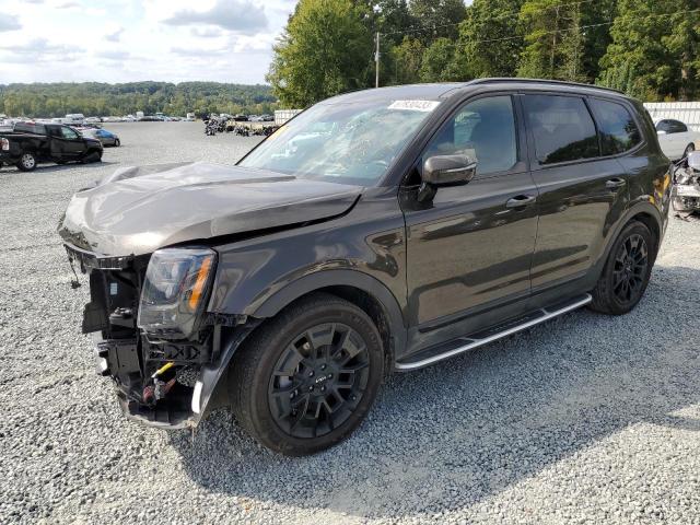 5XYP5DHC3NG296428 - 2022 KIA TELLURIDE SX BROWN photo 1