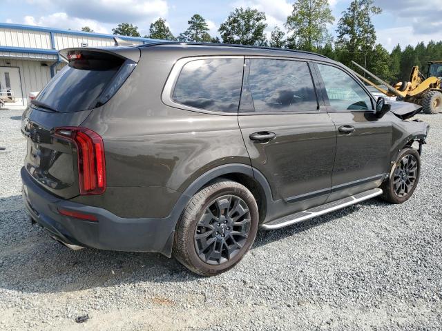 5XYP5DHC3NG296428 - 2022 KIA TELLURIDE SX BROWN photo 3