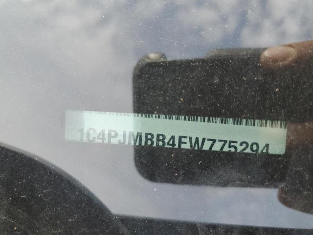 1C4PJMBB4FW775294 - 2015 JEEP CHEROKEE TRAILHAWK 黑色 照片 12