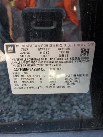 3GYFNBEY9AS591455 - 2010 CADILLAC SRX PERFORMANCE COLLECTION Қара фото 13