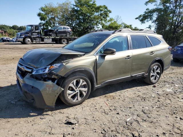 4S4BTALC6L3226280 - 2020 SUBARU OUTBACK LIMITED GREEN photo 1