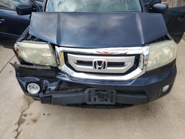 5FNYF4H51BB034672 - 2011 HONDA PILOT EXL 蓝色 照片 12