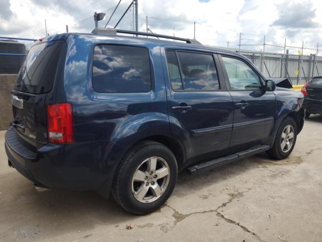 5FNYF4H51BB034672 - 2011 HONDA PILOT EXL 蓝色 照片 3