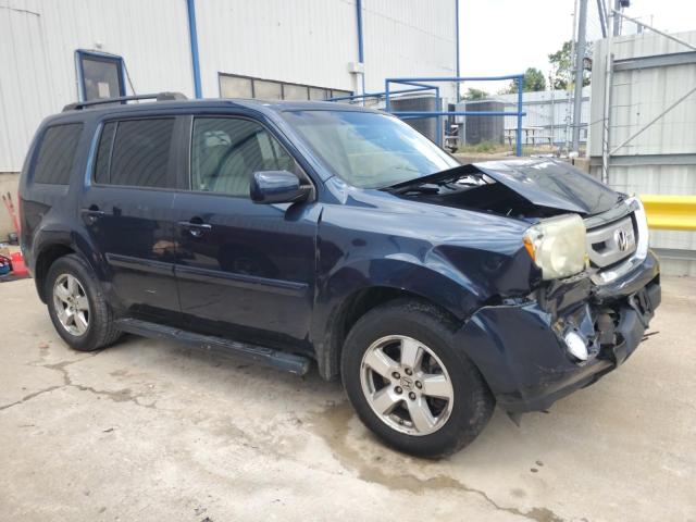 5FNYF4H51BB034672 - 2011 HONDA PILOT EXL 蓝色 照片 4