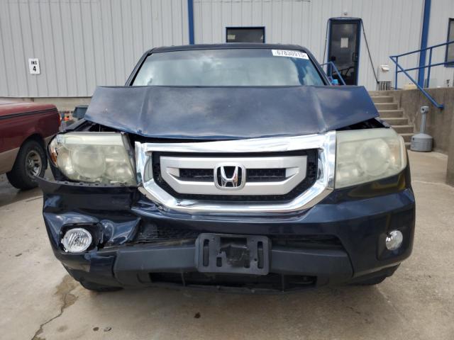 5FNYF4H51BB034672 - 2011 HONDA PILOT EXL 蓝色 照片 5