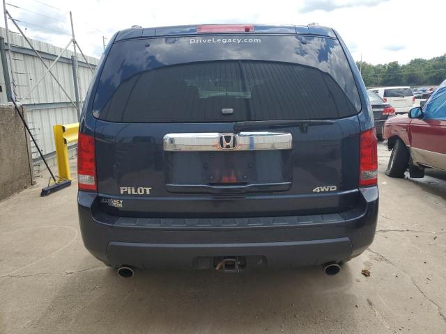 5FNYF4H51BB034672 - 2011 HONDA PILOT EXL 蓝色 照片 6