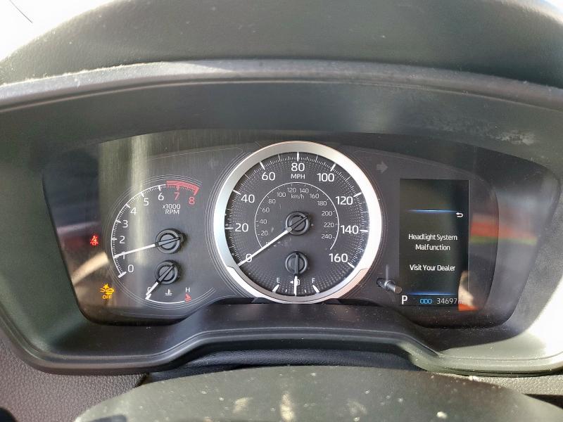 5YFEPRAE3LP078752 - 2020 TOYOTA COROLLA LE 白色 照片 9