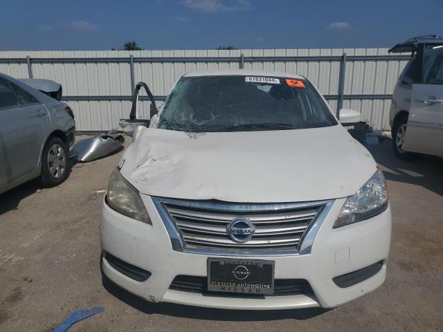 3N1AB7APXEL682448 - 2014 NISSAN SENTRA S WHITE photo 5