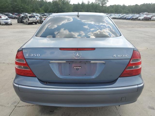 WDBUF87J56X182399 - 2006 MERCEDES-BENZ E 350 4MATIC BLUE photo 6