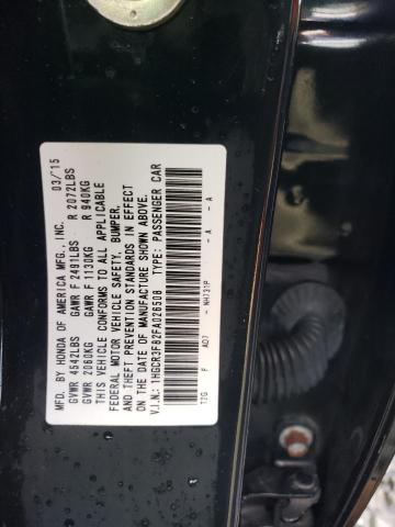 1HGCR3F82FA026508 - 2015 HONDA ACCORD EXL BLACK photo 12