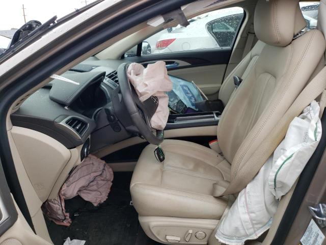 3LN6L5F92JR603856 - 2018 LINCOLN MKZ RESERVE ოქროსფერი ფოტო 7