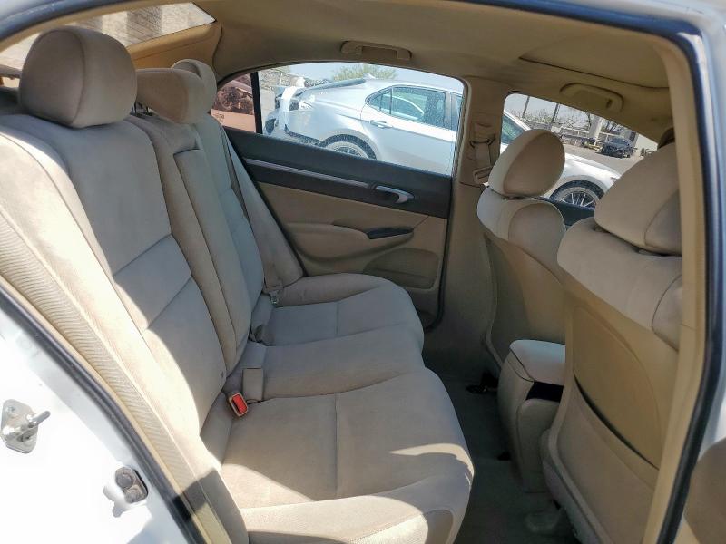 1HGFA16818L098915 - 2008 HONDA CIVIC EX WHITE photo 10