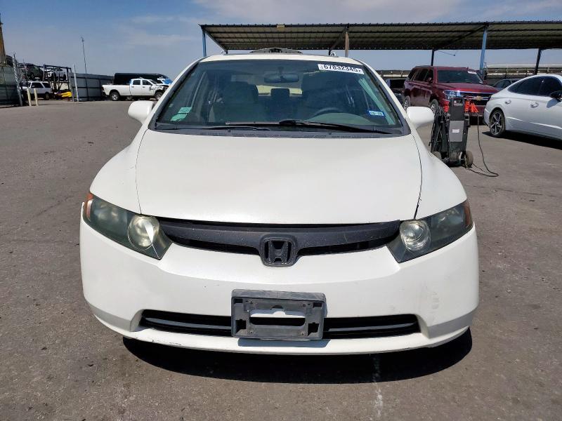 1HGFA16818L098915 - 2008 HONDA CIVIC EX WHITE photo 5