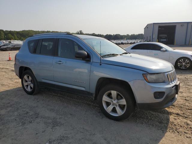 1C4NJCBB6ED586545 - 2014 JEEP COMPASS SPORT 青绿色 照片 4