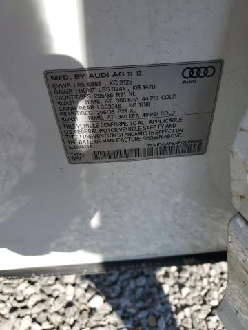 WA1DGAFE9ED009988 - 2014 AUDI Q7 PRESTIGE أبيض صورة 13