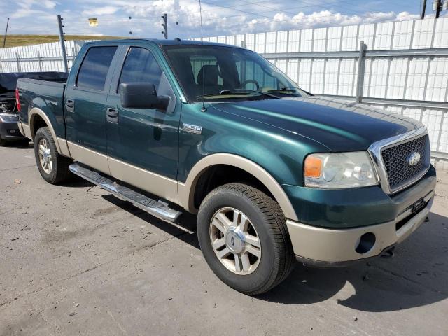 1FTPW14V18FA49466 - 2008 FORD F-150 SUPERCREW GREEN photo 4