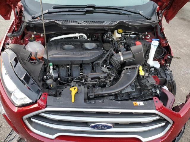 MAJ6S3GL5NC465228 - 2022 FORD ECOSPORT SE 红色 照片 11