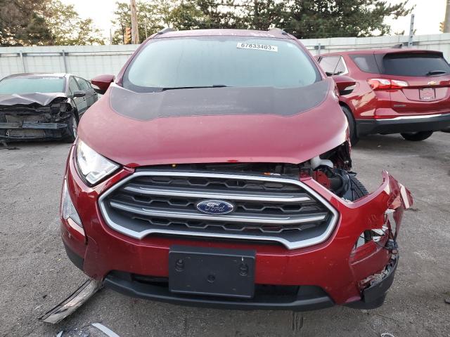 MAJ6S3GL5NC465228 - 2022 FORD ECOSPORT SE 红色 照片 5
