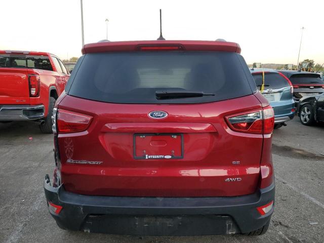 MAJ6S3GL5NC465228 - 2022 FORD ECOSPORT SE 红色 照片 6