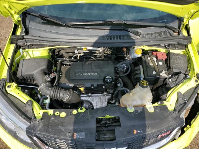 1G1JD6SB6K4115104 - 2019 CHEVROLET SONIC LT მწვანე ფოტო 11