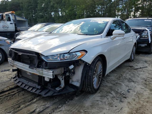 3FA6P0D90GR221323 - 2016 FORD FUSION TITANIUM WHITE photo 1