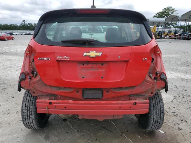 KL8CB6SA0GC596194 - 2016 CHEVROLET SPARK LS RED photo 6