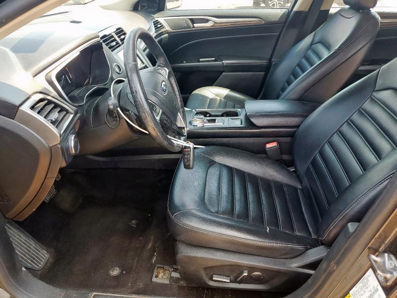 3FA6P0CD3KR150911 - 2019 FORD FUSION SEL رمادي صورة 7